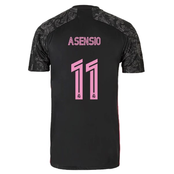 Camiseta Real Madrid 3ª Kit NO.11 Asensio 2020 2021 Negro